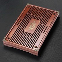 차판 다도세트 차 받침 가정용 전통 중국 찻상 퇴수기, 우드