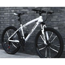 ( MTB 산악자전거 ) 입문용 MTB자전거 26인치 크로스컨트리 21/24단, 21단, 나이프휠 화이트