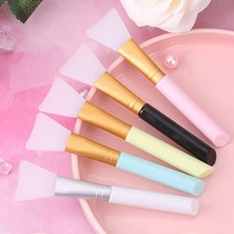 DM 1+1 실리콘 마사지 팩브러쉬 팩붓 브러시, 화이트1+1