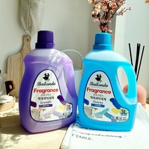 TwinsMall 바이란도 프라그란스 고농축 세탁세제 3리터 라벤더향 다우닝향 액체세제 일반드럼 겸용 세제, 3개