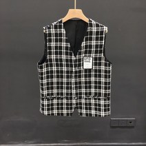 트렌드 넷 레드 쁘띠 체크 베스트 남 춘추한 남자자켓 아우터 숏자켓 남자가을잠바 겨울재킷
