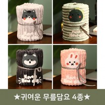 겨울 뉴 애니멀 캐릭터 극세사 무릎담요 밍크망토 학생담요 학교 독서실 사무실 캠핑