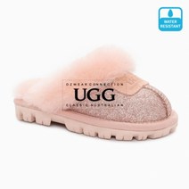 UGG 정품 숏 어그 오즈웨어 우먼 여성 여자 코켓 슬리퍼 퍼안감 겨울 털 슈즈 방한 신발 방한화 털신 털단화 알지알지몰