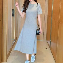 여성 여름 휴양지 편한 반팔 숏 원피스 치마 데일리룩