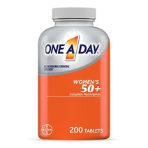 ONE A DAY 50세 이상 여성용 종합비타민 200정 미국직송 334501, 200 Count (Pack of 1)