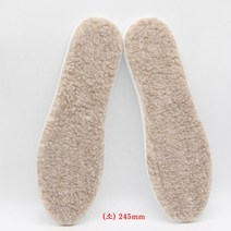 socean 국산 겨울 인조양털 여성용 insole 중 255mm 보온 밑창 여자용 국내산깔창 운동화 키높이 국내제작 구두깔개 스