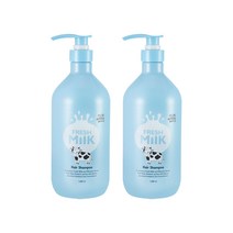 꽃을든남자 플로르드망 프레시 밀크 헤어 샴푸 1000ml / 파우더리 머스크향, 2개