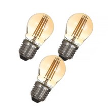 LED 에디슨 전구 G45 4W 인치구 3개