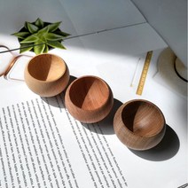 레노포프 아로마오일 확산 우드 3종 디퓨저 천연 원목나무 아로마 발향기 확산목 방향제, 월넛(볼형), 레드, 1개