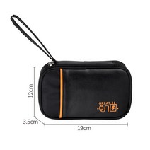 전자올겐 휴대용 방수 디지털 전자 케이블 정리 USB 가제트 데이터 라인 저장 가방 여행, 33 E-Black