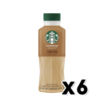 스타벅스 셀렉트 카페라떼 페트커피 300ml x 6개, 단품, 단품