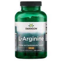 스완슨 L아르기닌 500mg 200정 SW935 p9, 200캡슐, ONE COLOR
