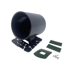 블랙 52mm 자동차 게이지 포드 홀더 악기 조정 가능한 회전 단일 Abs 구멍 2 인치 브래킷 Y9o9