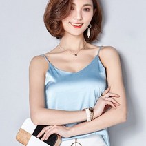 화이트블루 새로운 여름 가을 스타일 모조 실크 여성 블라우스 셔츠 한 흰색 탑 여성 블라우스 파티 소녀 블라우스 셔츠 2020 패션