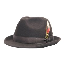 겨울용중절모 남자모자 신사용정장모 wool 100% T708 밤색 XS S사이즈