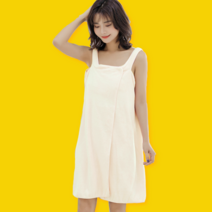 여름 샤워 랩 가운 골프 라운딩 사우나 수영장 극세사 입는 타월, 랩가운_네이비