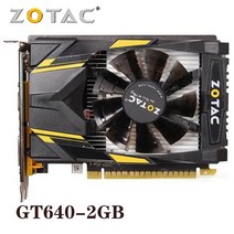 원래 zotac 비디오 카드 geforce gt640 2gb 128bit 그래픽 카드 gpu 맵 nvidia gt640 2gd3 hdmi dvi vga, 없음