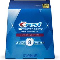 크레스트 3D 화이트 스트립스 치아미백 Crest 3D Whitestrips Glamorous White, 1개