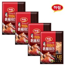 하림 반마리훈제치킨 270g, 4개