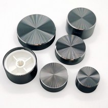 커넥터 부속품 하이 엔드 알루미늄 합금 전위차계 노브 캡 인코더 볼륨 컨트롤 6mm 샤프트 홀 노브 용 오디오 노브 (d 축.), 40X10mm (DH) D axis