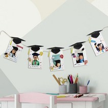 학사모 가랜드 만들기 (1인용 포장), 상세페이지 참조, 상세페이지 참조