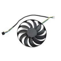 5700XT ASUS Radeon RX 5600 XT 듀얼 EVO OC 용 그래픽 카드 팬 95MM T129215SU DC12V 4 핀, 02 1 FAN