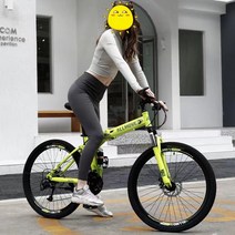 의풍인스 BUBA MTB자전거 경량 21속 24인치 26인치 접이식자전거 ZXC02, 블랙 화이트_21단_26인치[삼발 에어로]