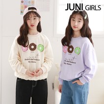 주니걸즈 디저트맨투맨 티셔츠