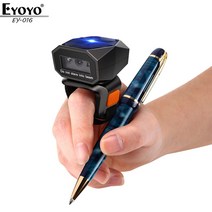 eyoyo ey-016 미니 휴대용 2d 웨어러블 링 바코드 qr 코드 리더기 usb 유선 2.4g 무선 블루투스 손가락 스캐너 ipad 폰, 1d 스캐너