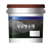 KCC페인트 수용성 숲으로슁글방수재 16KG 4~5평, 흑녹색