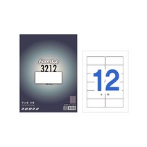 주소용 라벨 LQ-3212 20매 12칸 폼텍