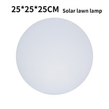 정원꾸미기 LED 빛나는 공 램프 장식 야외 가구 세트 잔디 광장 공원 부동 빛, 02 02
