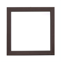 4색상 정사각 거울 800x800mm 벽걸이 거치, 월넛