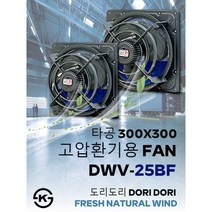 동우 산업용 고압환풍기/DWV-25BF/도리도리 환풍기/설치규격 250X250mm/고풍량/축사용/공장용/비닐하우스용/창고용/MADE IN KOREA/KS제품/AS 1년보증, 1개