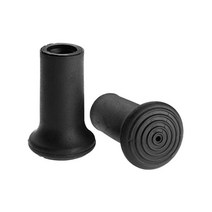 Komperdell 등산스틱 Rubber Regular Walk Tip for Trekking Pole Black