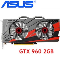 그래픽카드 asus 비디오 gtx 960 2gb 128bit gddr5 nvidia vga geforce gtx960 hdmi gtx 750 ti 950 1050 1060 중고, 없음