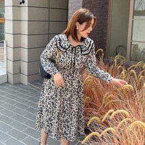 99사이즈원피스 빅사이즈데일리룩 하객룩 출근룩 예쁜 플라워 패턴 원피스 66 77 88 사이즈