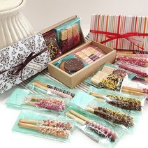 빼빼로만들기세트 1+1 북유럽풍 초코상자+스프라이트상자, 북유럽풍 초코 상자 + 스프라이트 상자+초코릿+데코