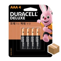 듀라셀 디럭스 건전지 대용량 AAA 4Px12개입 알카라인 오래가는 생활가전 장난감 교체용, 상세페이지 참조, 상세페이지 참조, 상세페이지 참조