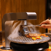 지픽스 고기환풍기 연기 베란다 덕트 흡입기, 골드 B