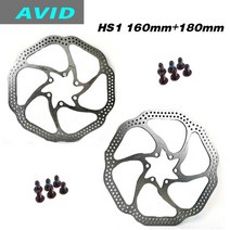 SRAM AVID HS1 G3 G2 자전거 센터라인 디스크 브레이크 로터 160mm 6 볼트 CNC 둥근 액세서리