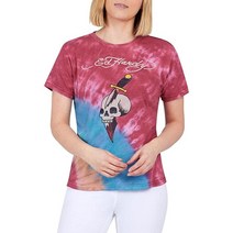 에드하디 ED HARDY 남성용 그래픽 티셔츠 아쿠아 단검 해골 해골 647108