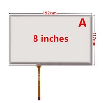 7인치모니터 자동차 DVD GPS 네비게이션 멀티미디어 터치 스크린 패널 유리 교체 부품에 대 한 6.2/7/8 저, 09 8 inch Style A