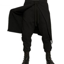 남성 빈티지 캐주얼 루스 스커트 바지 남성 일본 streetwear 힙합 고딕 펑크 바지 harem pant 하라주쿠