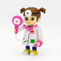 [천삼백케이] [앤스브릭코리아] 콩순이 의사 피규어 장난감, 단품