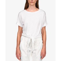 생츄어리 Sanctuary All Day Tie-Hem Cuffed T-Shirt