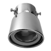 자동차 소리박 마후라 엑티브사운드 흡기 가변배기 1.5-2.2l 용 스테인레스 스틸 테일 엔드 파이프 배기 머플러 팁, 없음, 1개