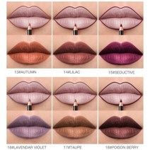 립글로즈 립틴트 립밤 립라이너 잘 지워지지 않는 착색 타투 립스틱 틴트 6pcs 전문 다기능 립 라이너 펜슬 오래 지속되는 방수 립 아이 브로우 화장품 메이크업 다채로운 립 펜, 3