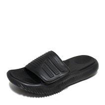 [아디다스] 알파바운스 2.0 슬리퍼 트리플블랙 남자 여자 벨크로 신발 GY9416