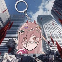 체인소맨 키링 Chainsaw Man Anime KeyChain Women Paiva Key Chain for Men 열쇠 고리 아크릴 자동차 파티 펜던트 일본 Cos 걸스 선물, [05] 5